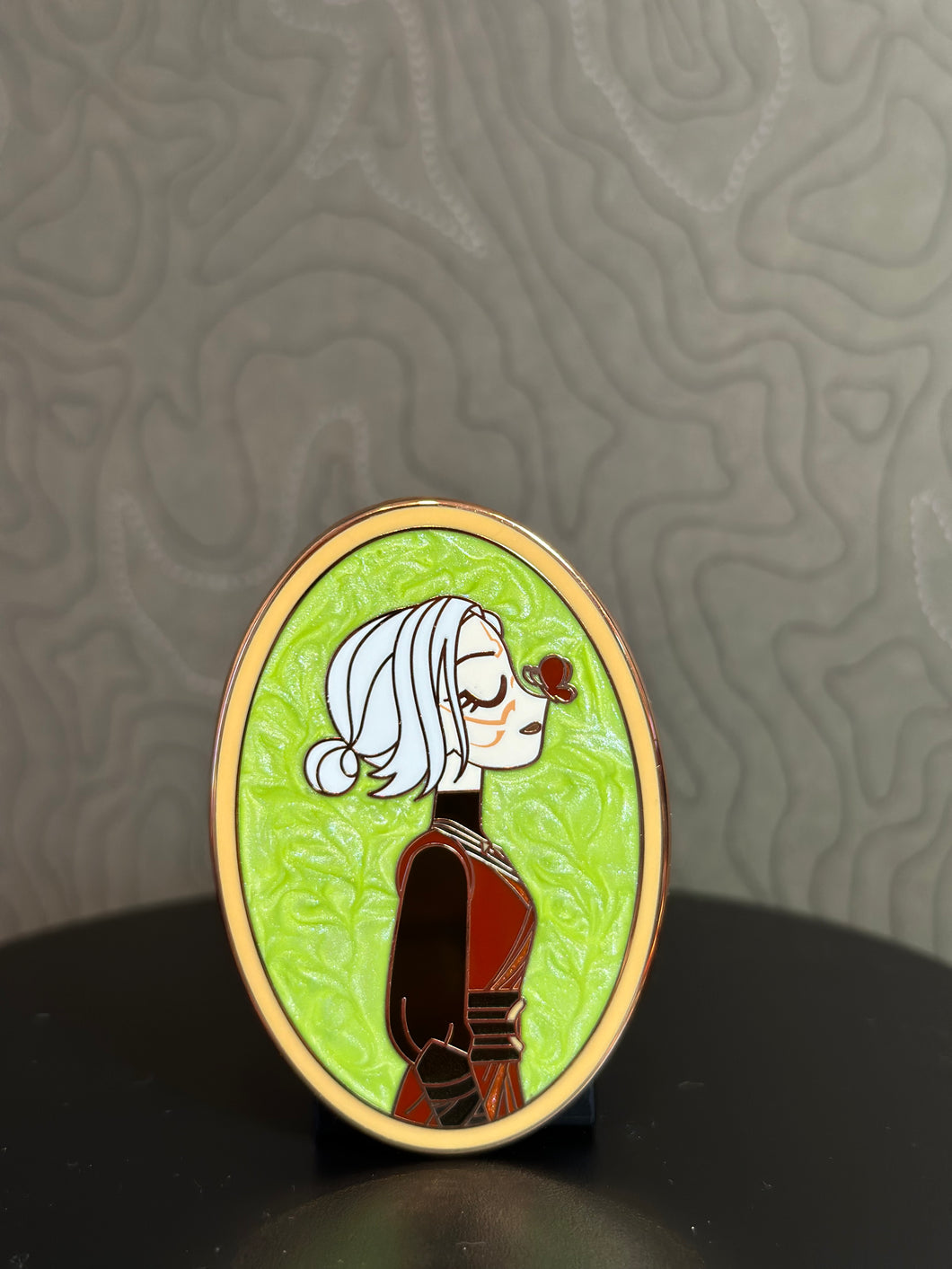 Galactic Butterflies Witch Sister Enamel Pin, Force Universe