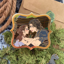 Load image into Gallery viewer, For Survival Reylo AU Pin by Vivsketchess
