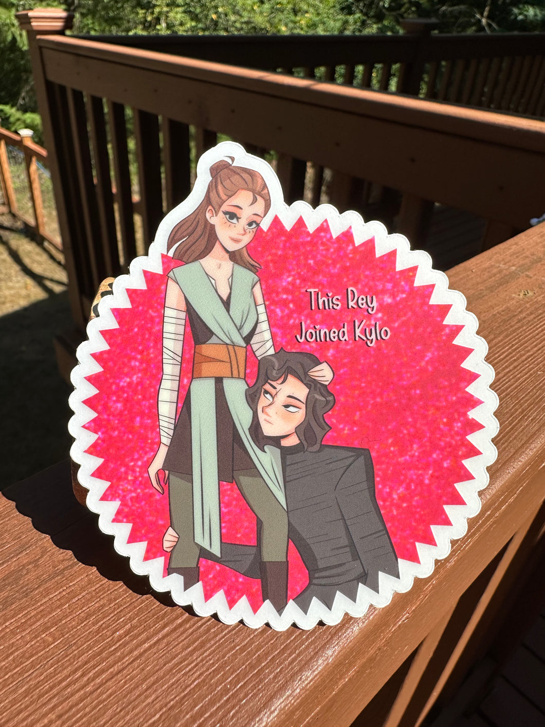 Reylo Pink Barbie TJL Magnet, Keychain, and Stickers