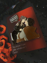 Load image into Gallery viewer, Jedi Ben &amp; Dark Rey AU Pin “I can take whatever I want” by Vivsketchess
