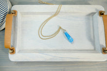 Load image into Gallery viewer, Old Ben Kyber Crystal Small Pendant Necklace blue crystal  Force Universe  Gift
