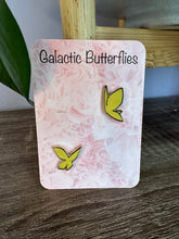 Load image into Gallery viewer, Blue Butterflies Enamel Pins
