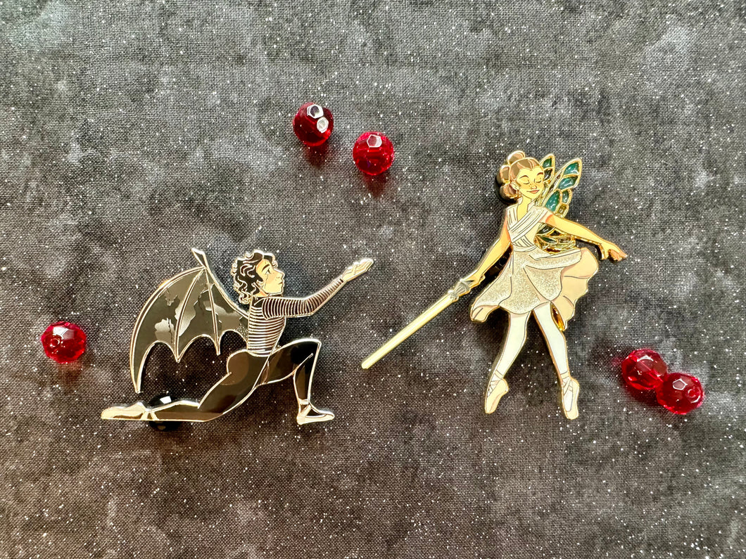 Vampire & His Muse Pin