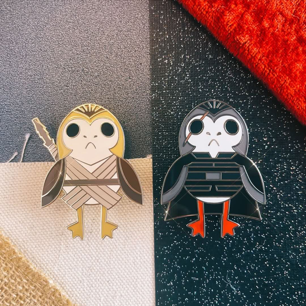 Porg Reylo Pins