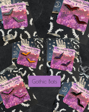 Load image into Gallery viewer, Gothic Bats Enamel Pins
